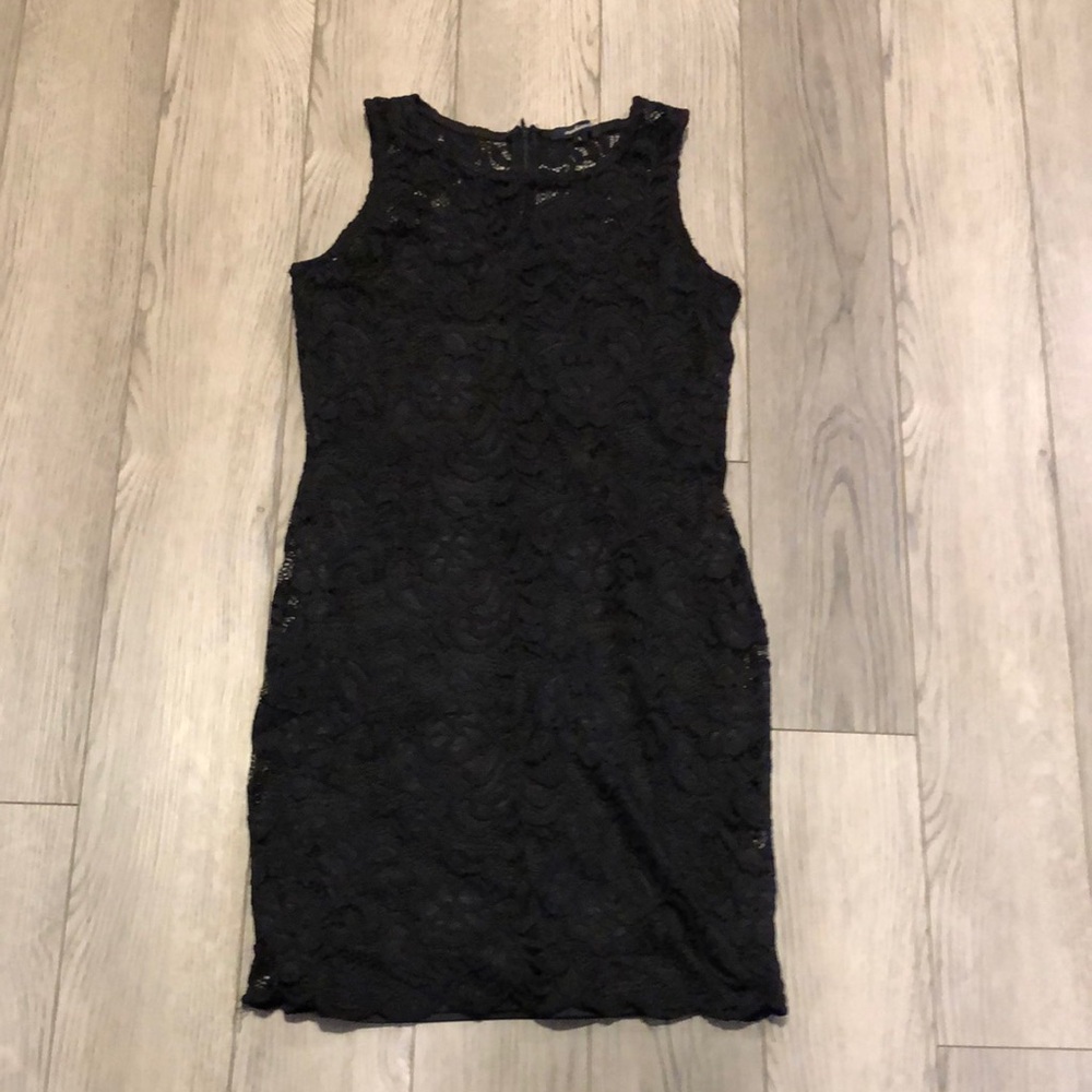 Ambiance Black Sleeveless Sheath Mini Dress for Cocktail Junior size Large
